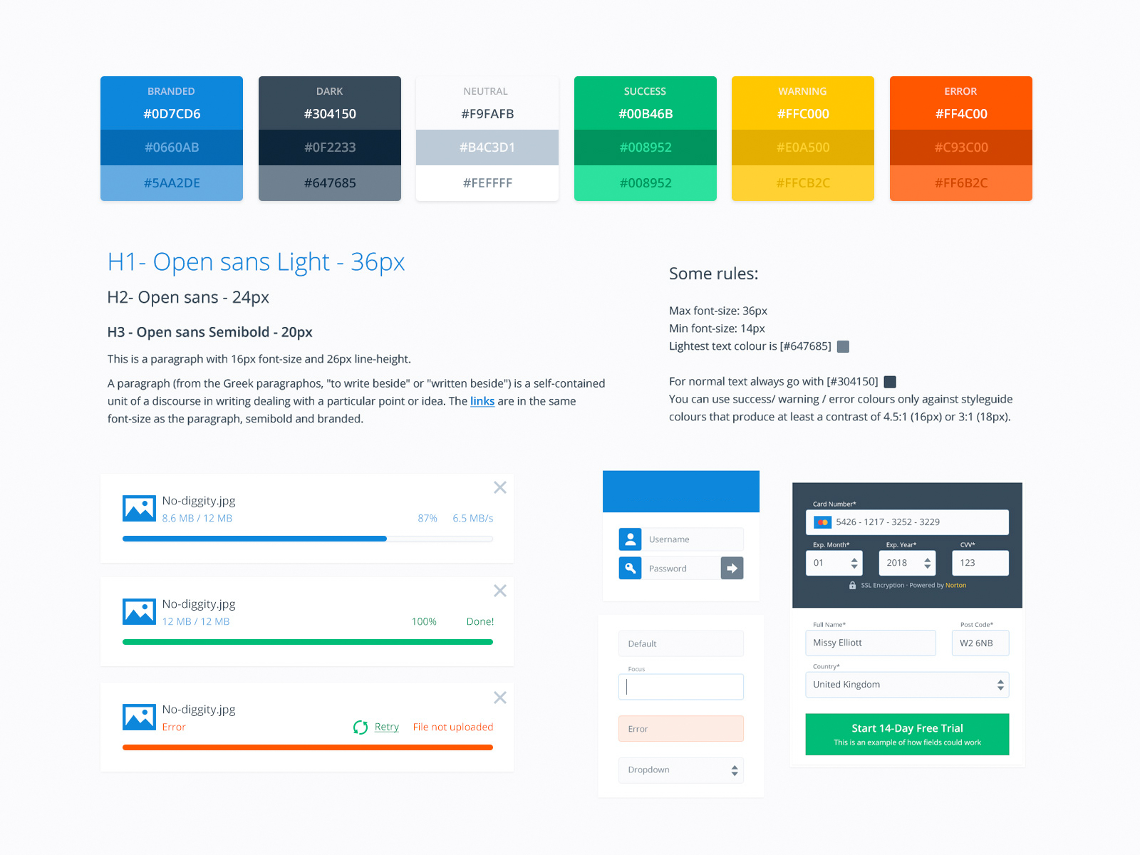 Compilation of UI Elements